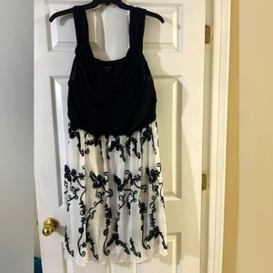 Jcpenny Black and White cocktail dress